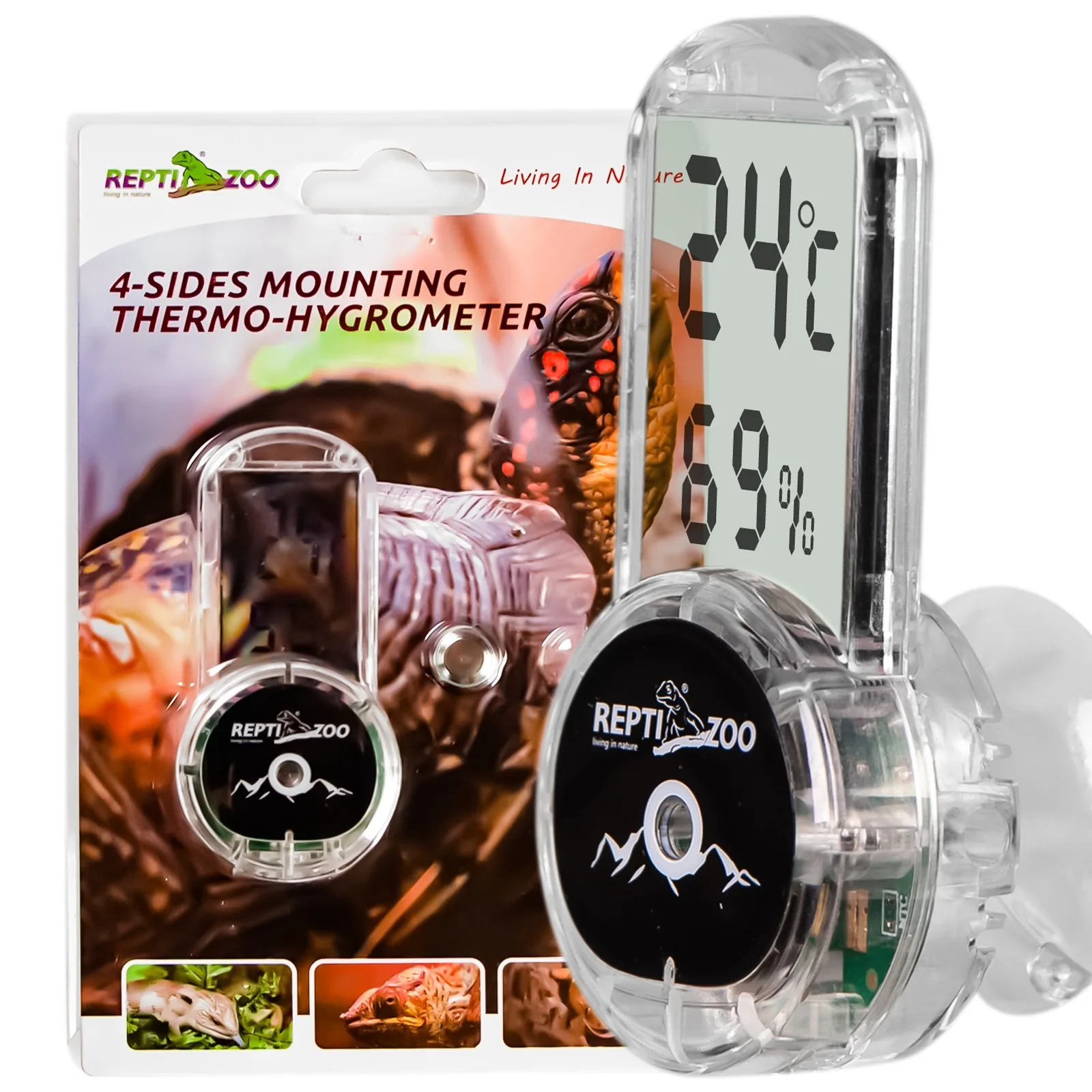 4-sides Thermometer Hygrometer - termometr i higrometr LCD