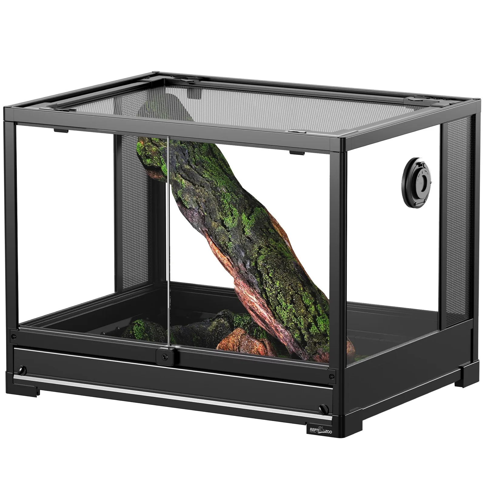 CRK0107 - terrarium 60x45x45 z wysuwanym podłożem