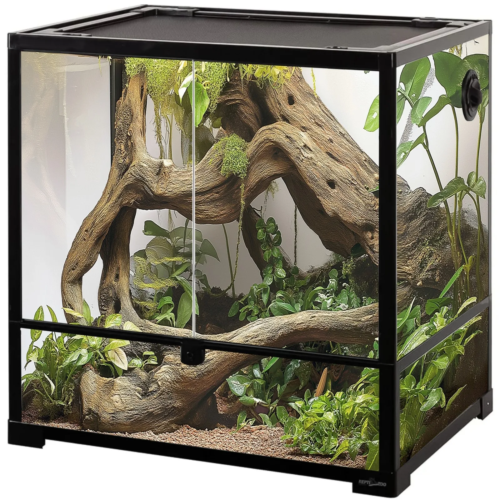 Glass Terrarium 60x45x60cm - szklane terrarium z metalową siatką