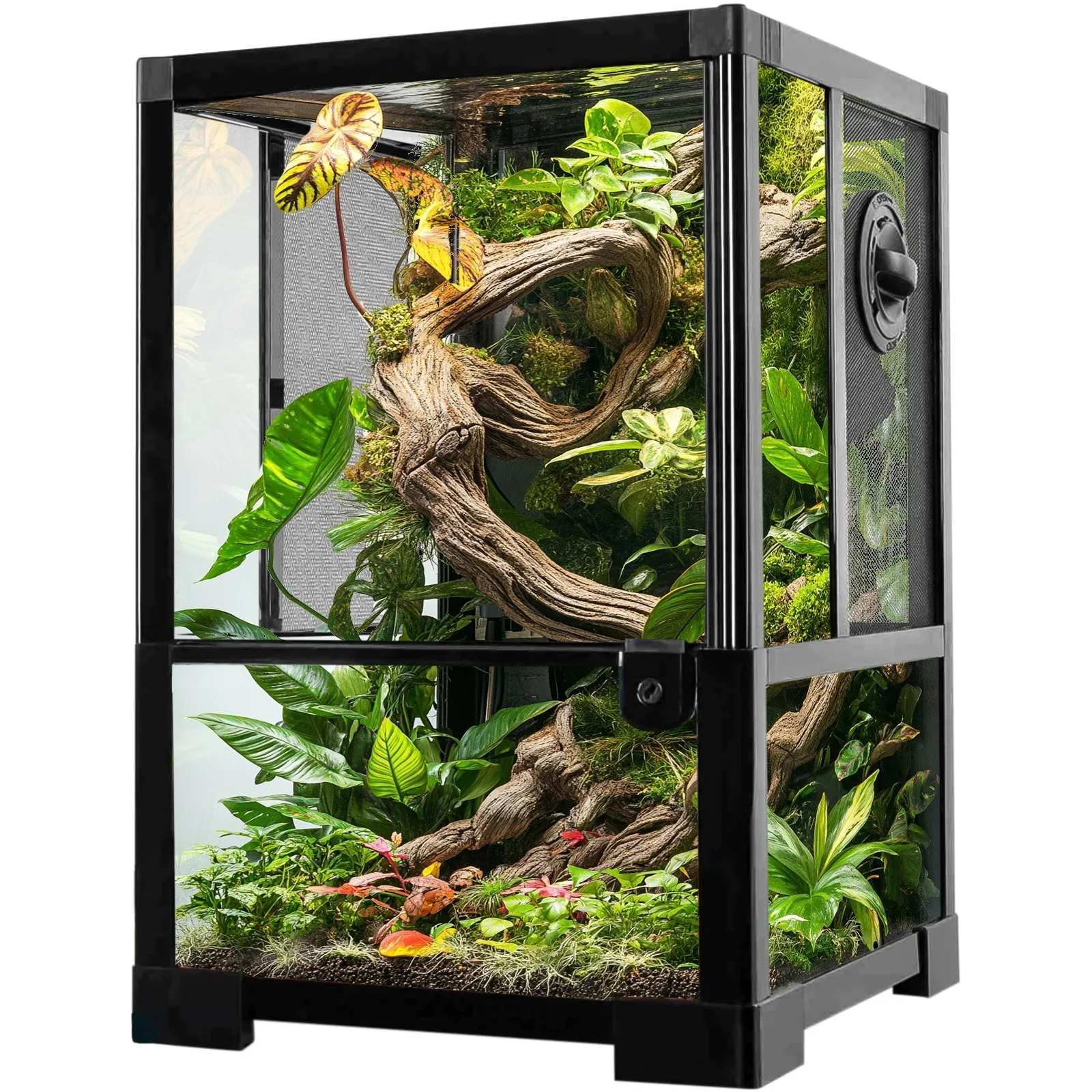 Glass Terrarium Net 30x30x45cm - szklane terrarium z metalową siatką