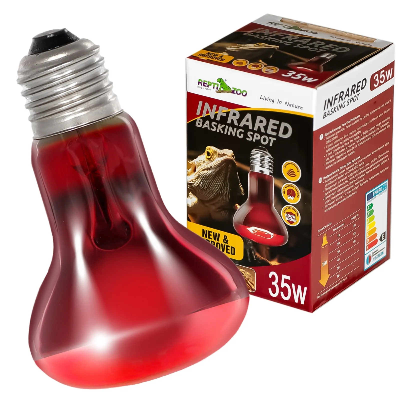Infrared Basking Spot 50W - żarówka grzewcza podczerwona
