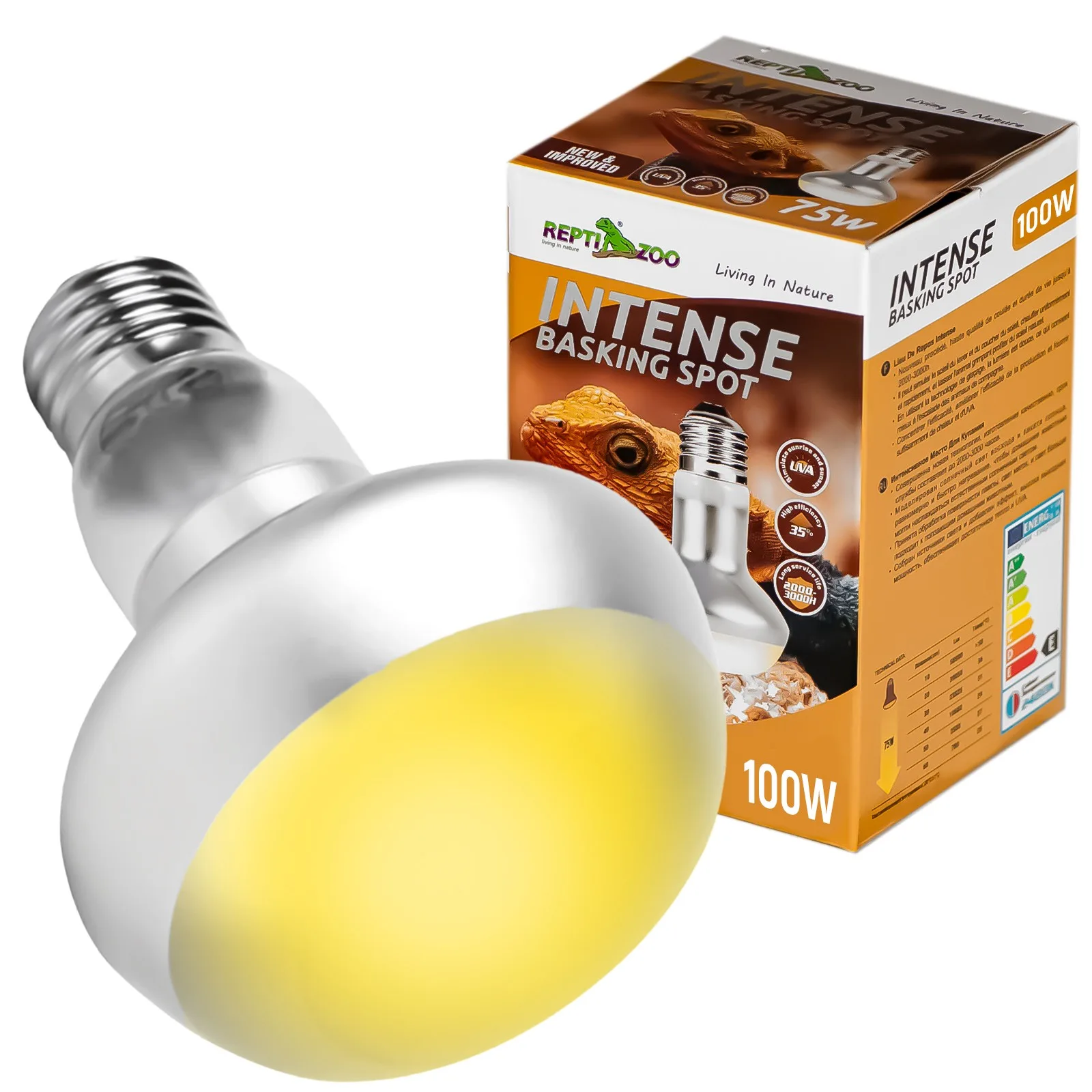 Repti-Zoo Intense Basking Spot 100W - żarówka grzewcza