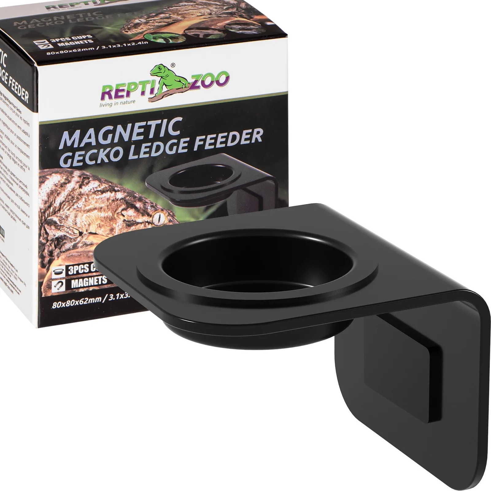 Magnetic Gecko Feeder - miska wisząca magnetyczna