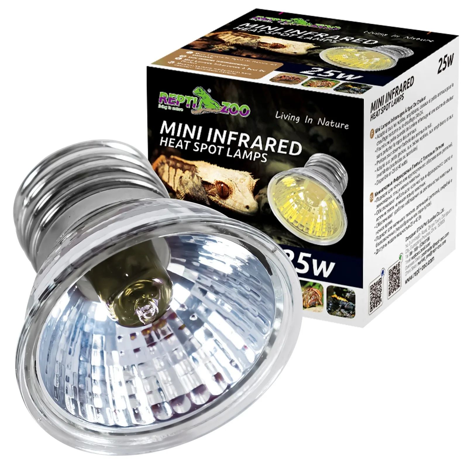 Mini Infrared lamp 25W - mini halogen podczerwony