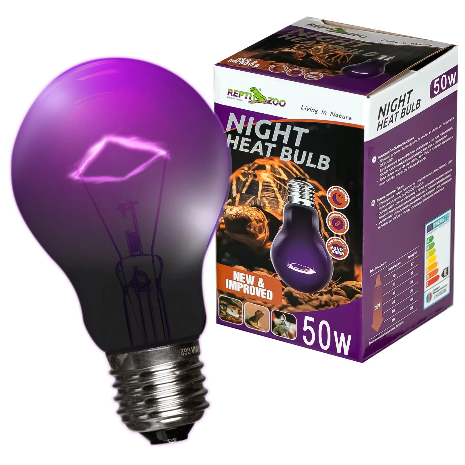 Night Heat Bulb 50W - żarówka grzewcza nocna