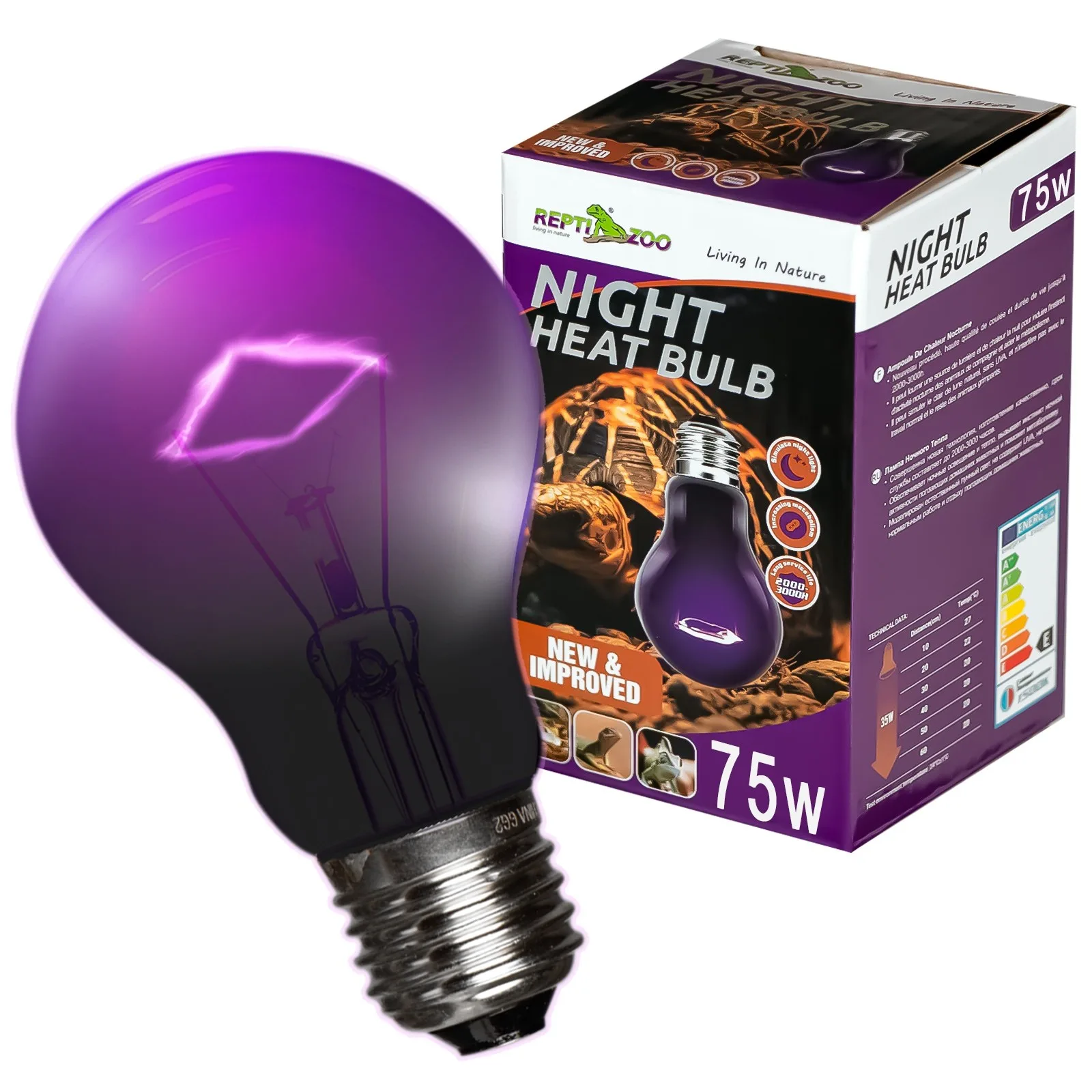 Night Heat Bulb 75W - żarówka grzewcza nocna