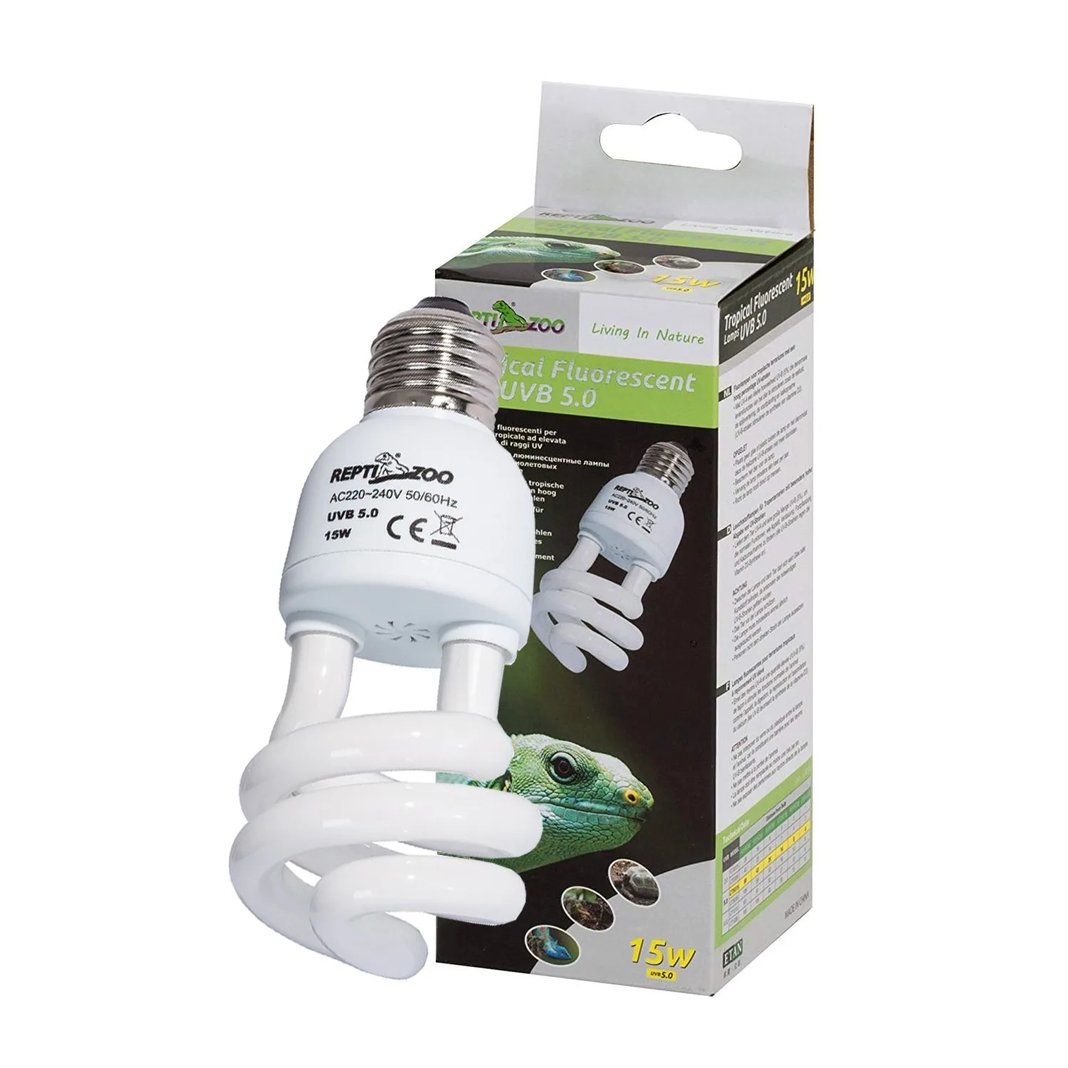 Tropical Lamp 5.0 UVB 15W - Żarówka e27