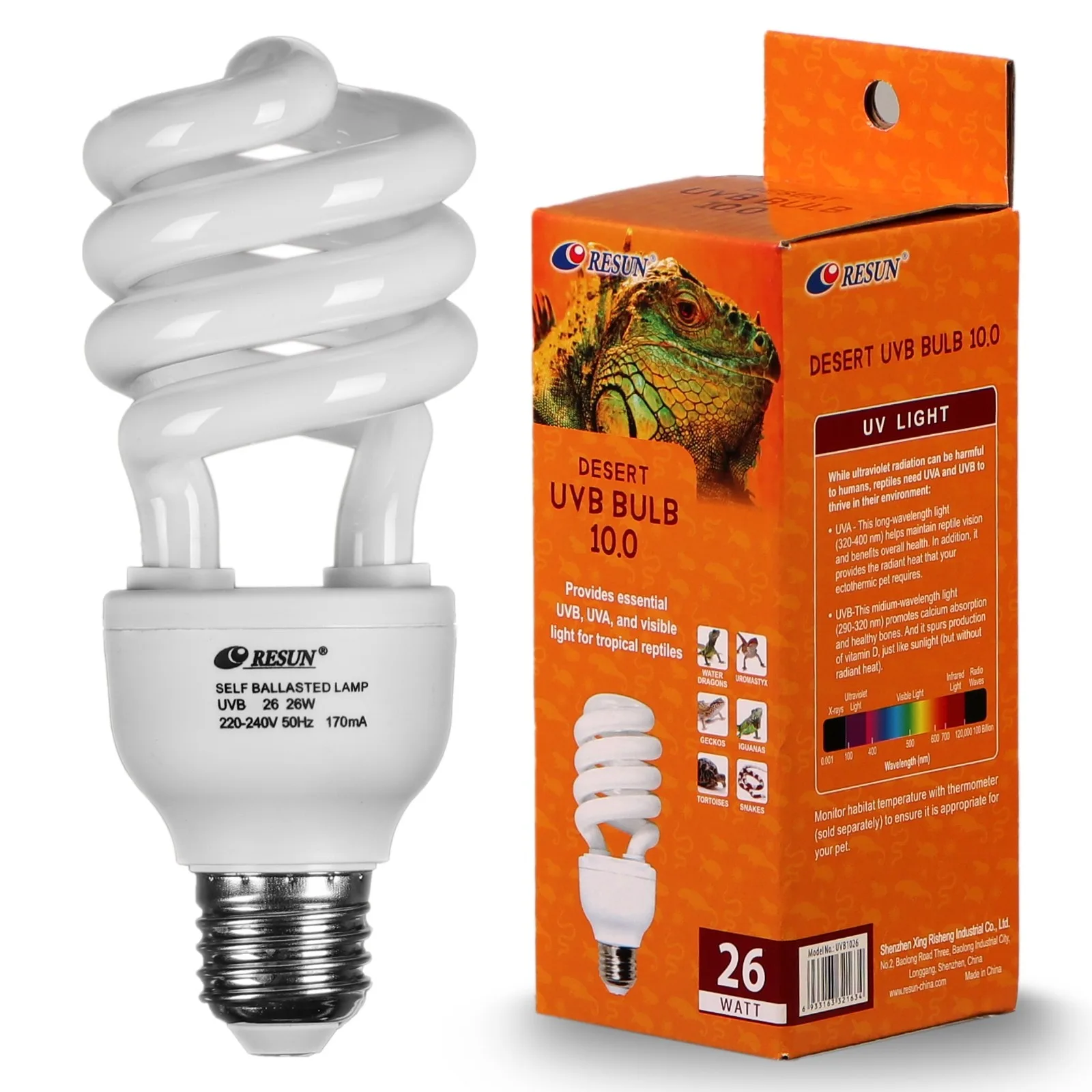 Desert UVB Bulb 10.0 26W - żarówka UVB