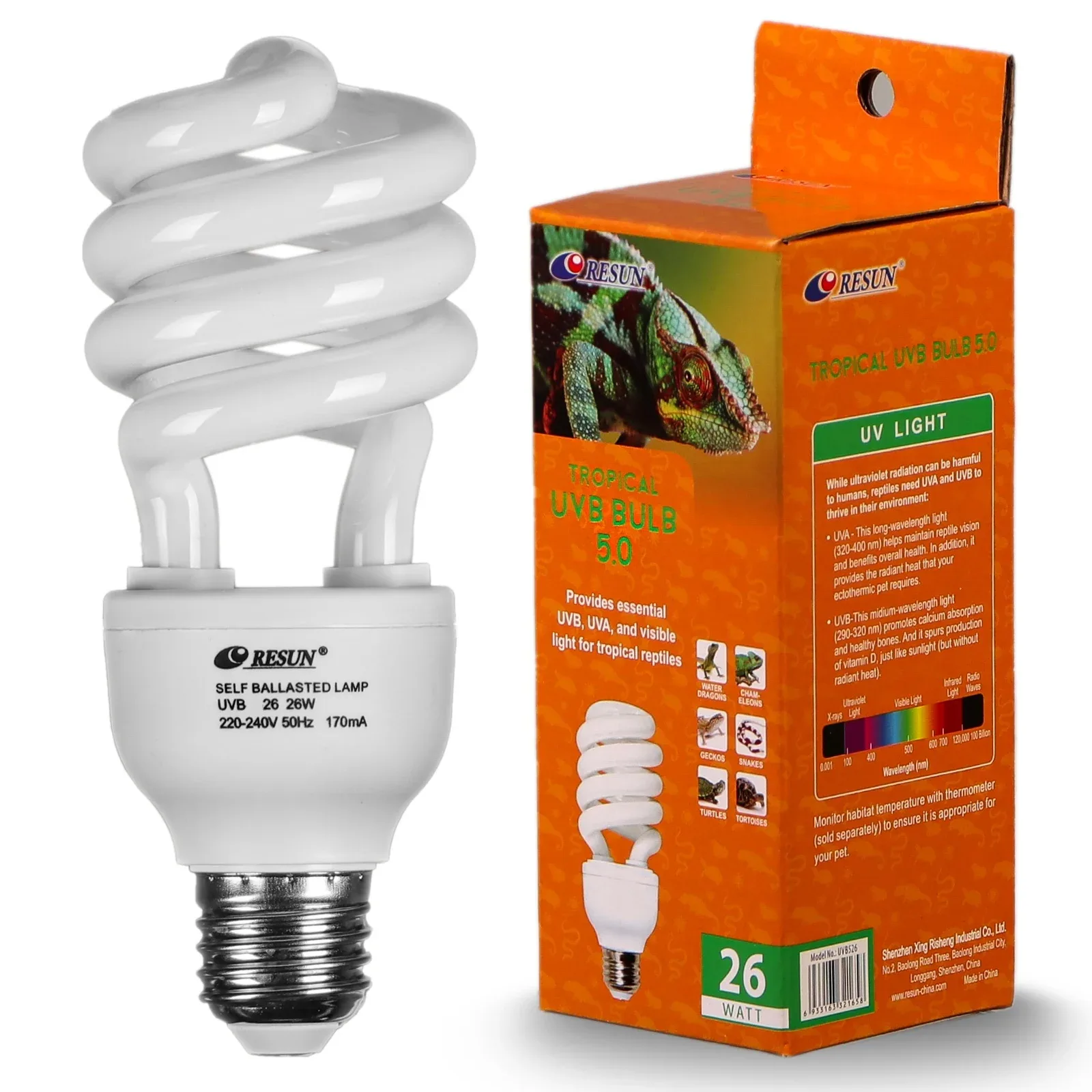 Tropical UVB Bulb 5.0 26W - żarówka UVB
