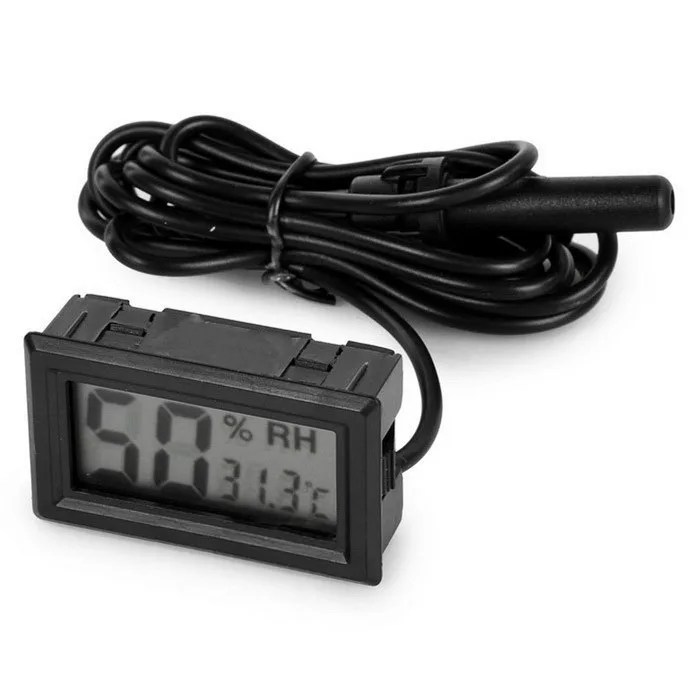 Termometr higrometr LCD z sondą