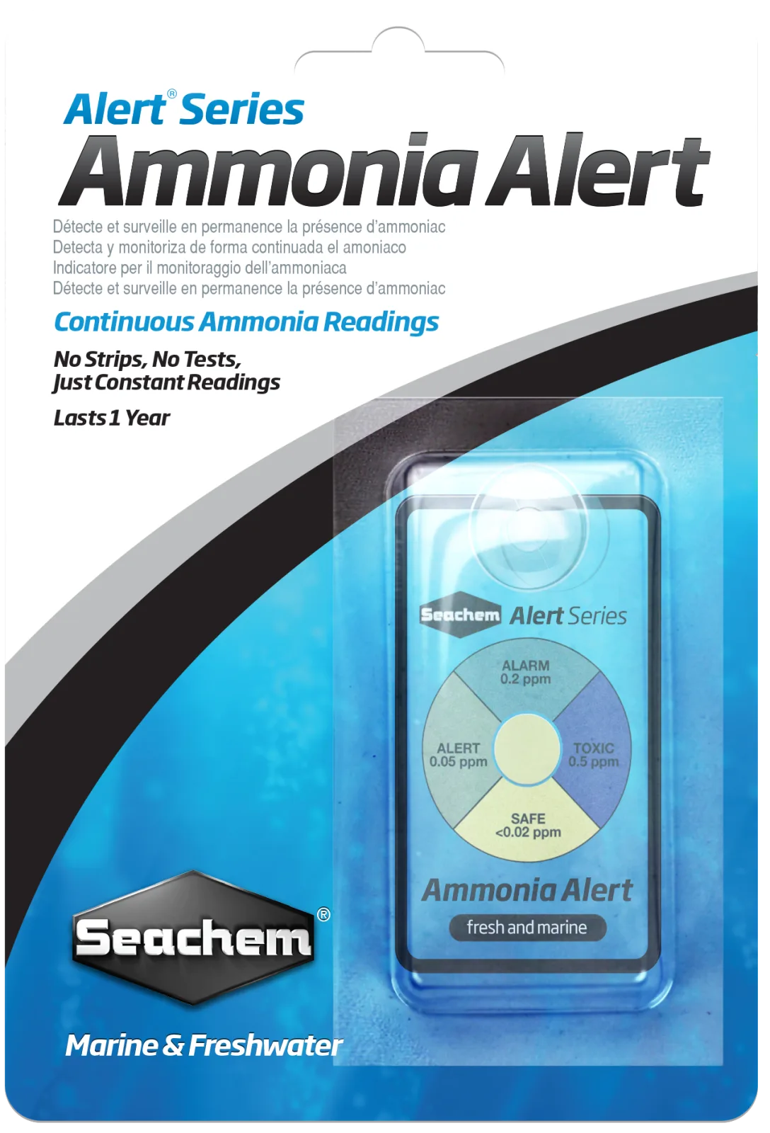 Seachem Ammonia Alert (stały test NH3)