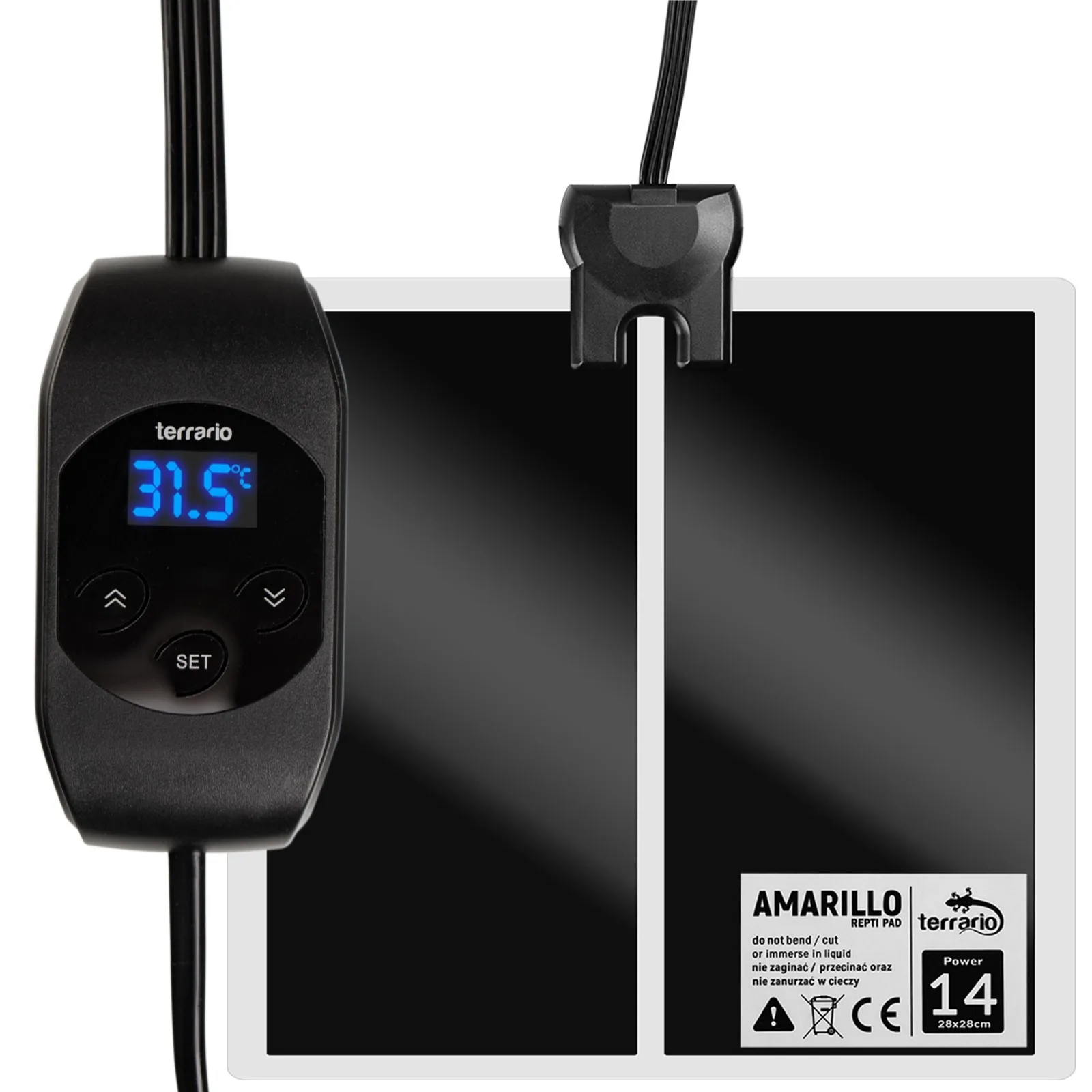 Amarillo 14W - mata grzewcza z termostatem LCD