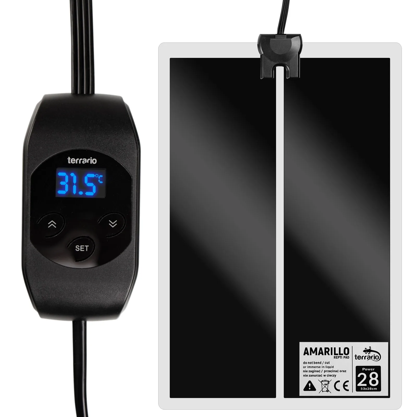 Amarillo 28W - mata grzewcza z termostatem LCD