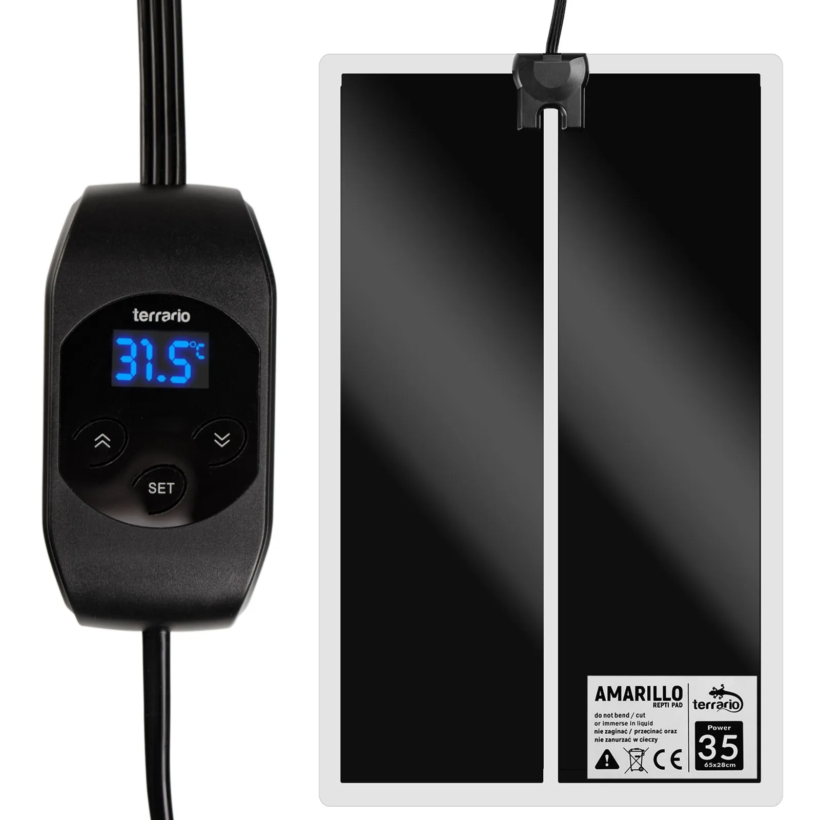 Amarillo 35W - mata grzewcza z termostatem LCD