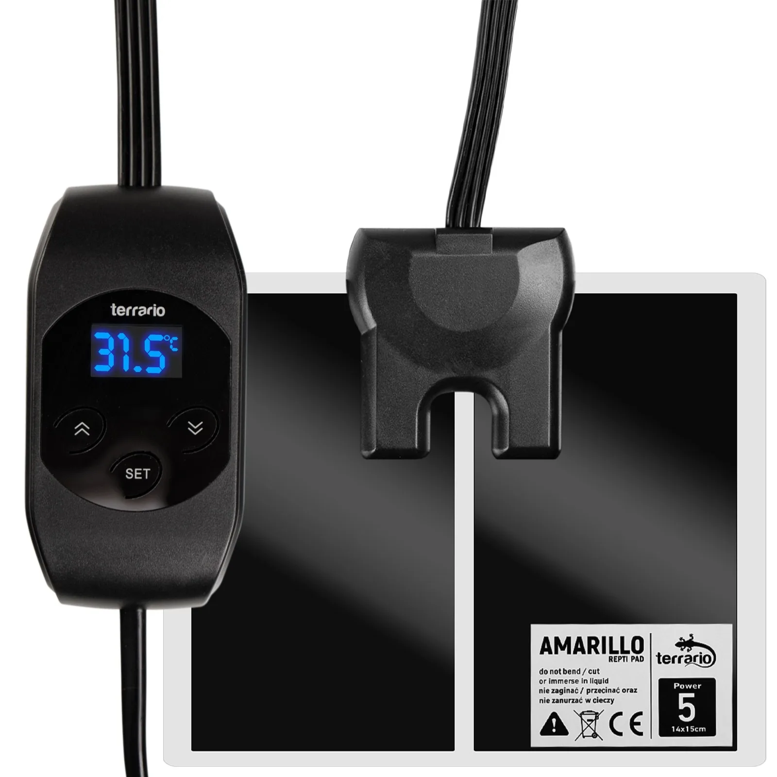 Amarillo 5W - mata grzewcza z termostatem LCD