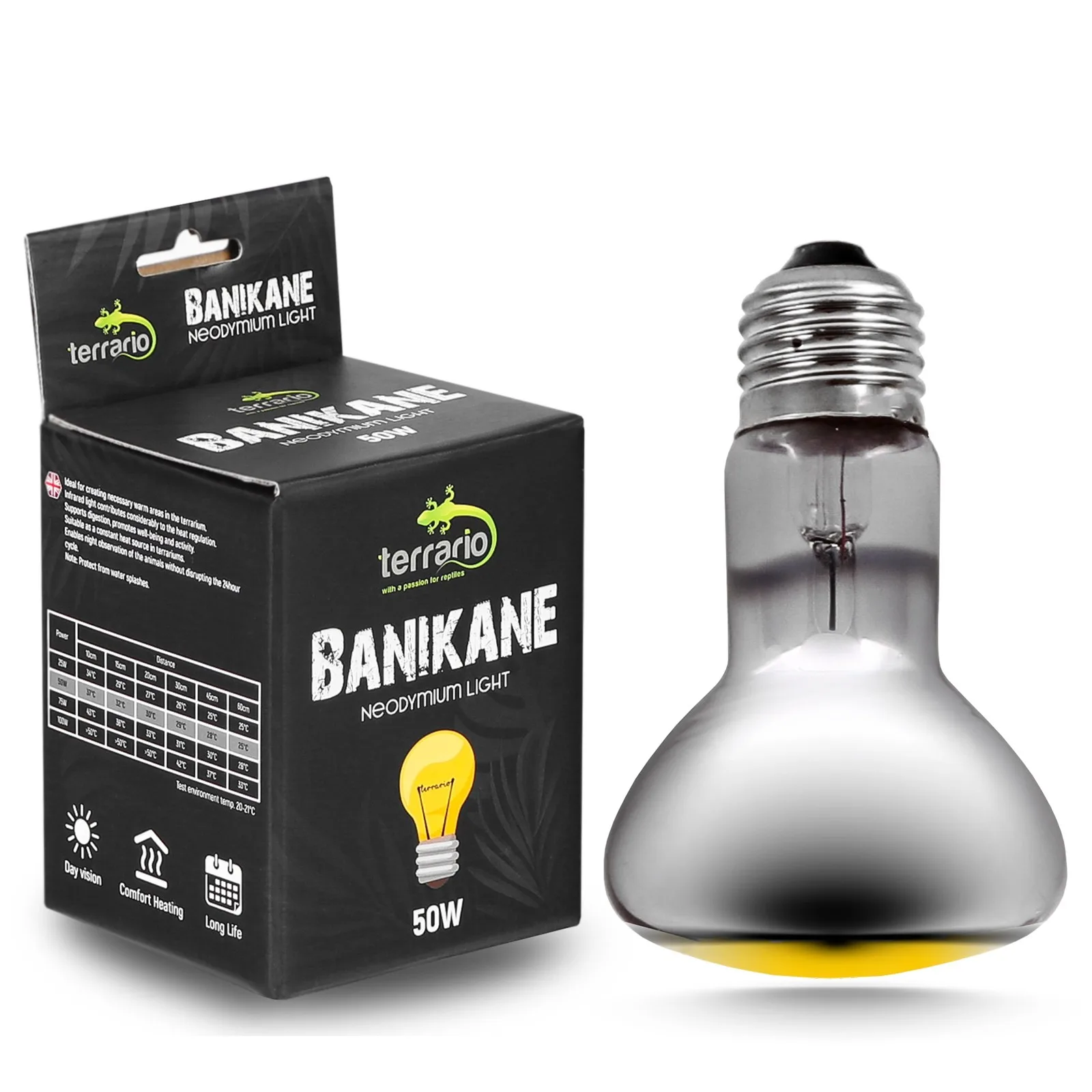 Banikane Neodymium Light - żarówka grzewcza neodymowa 50W