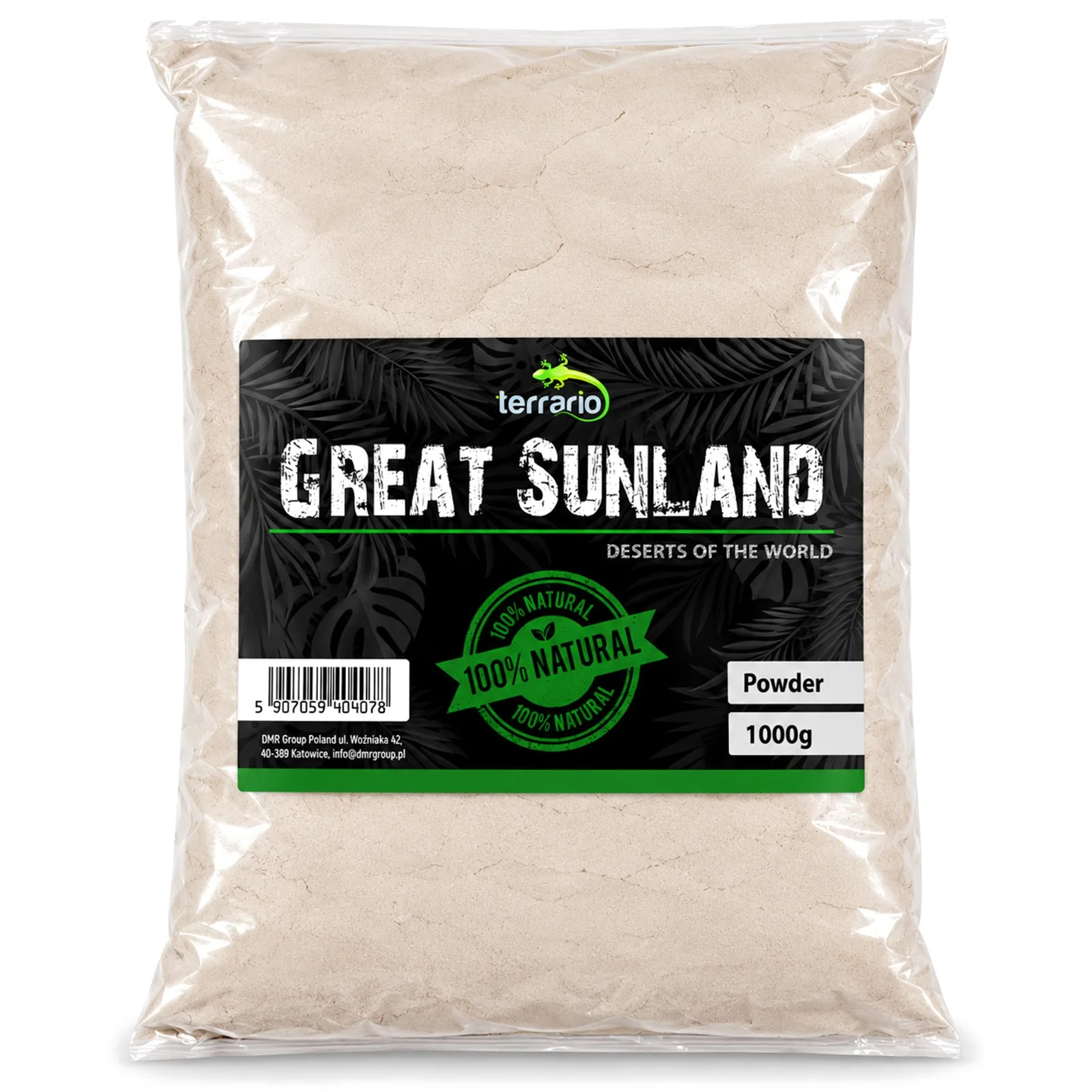 Great Sunland 1kg - biała glina do terrarium