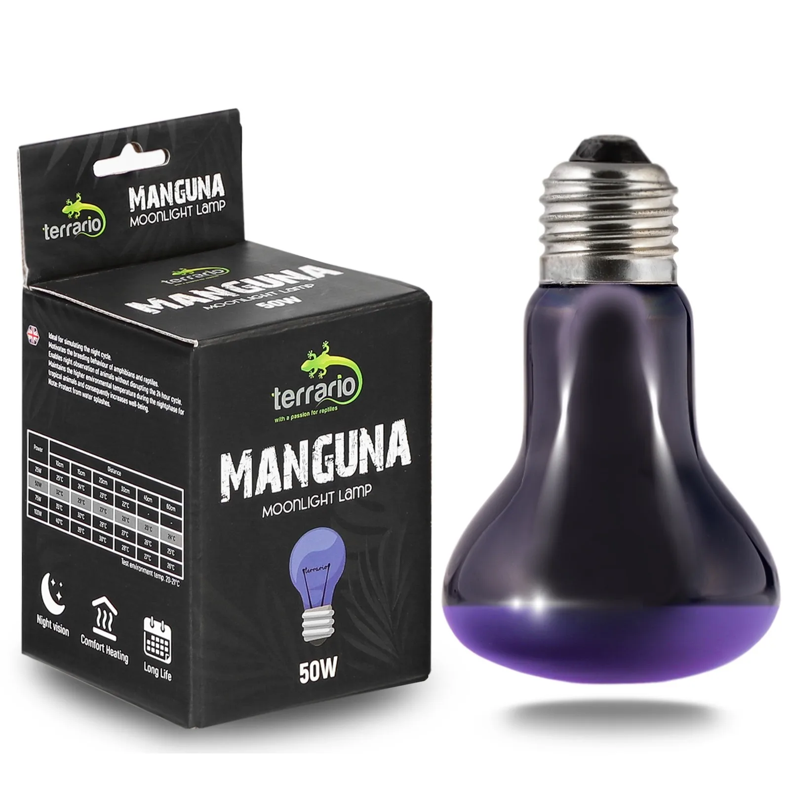 Manguna Moonlight Lamp - żarówka nocna 50W