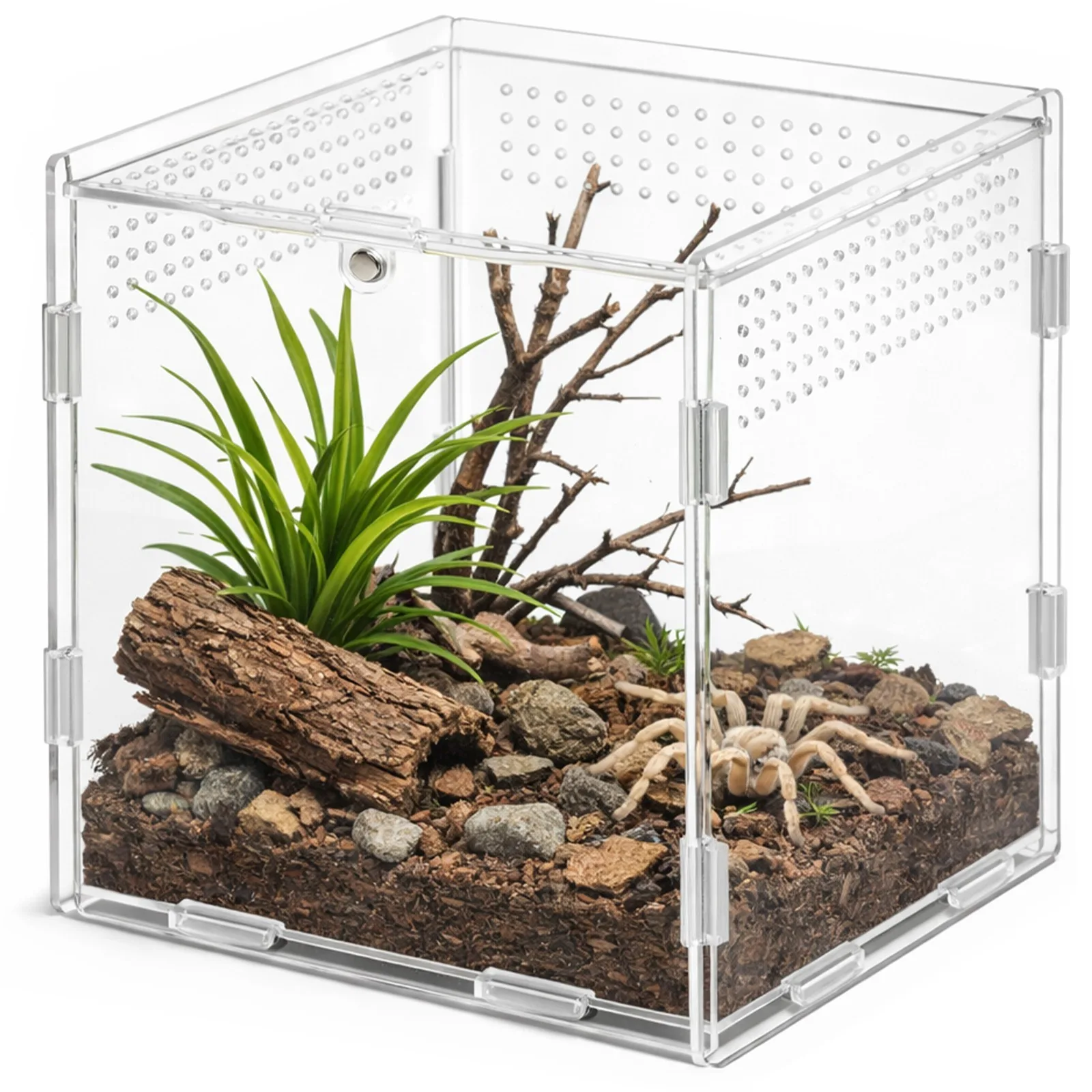 MicroAir Hab - terrarium akrylowe 15x15x15cm