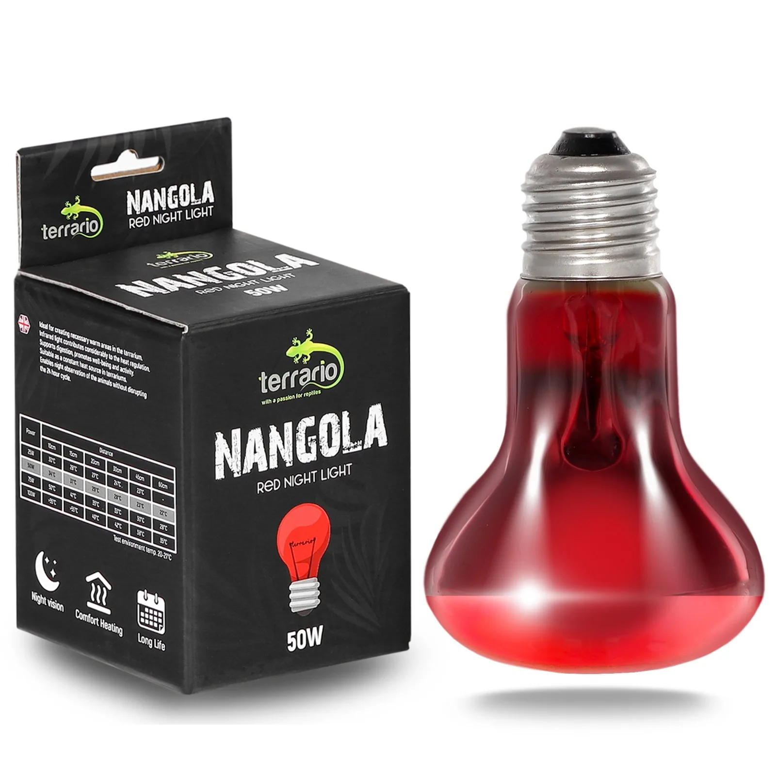 Nangola Red Night Light - żarówka podczerwona 50W