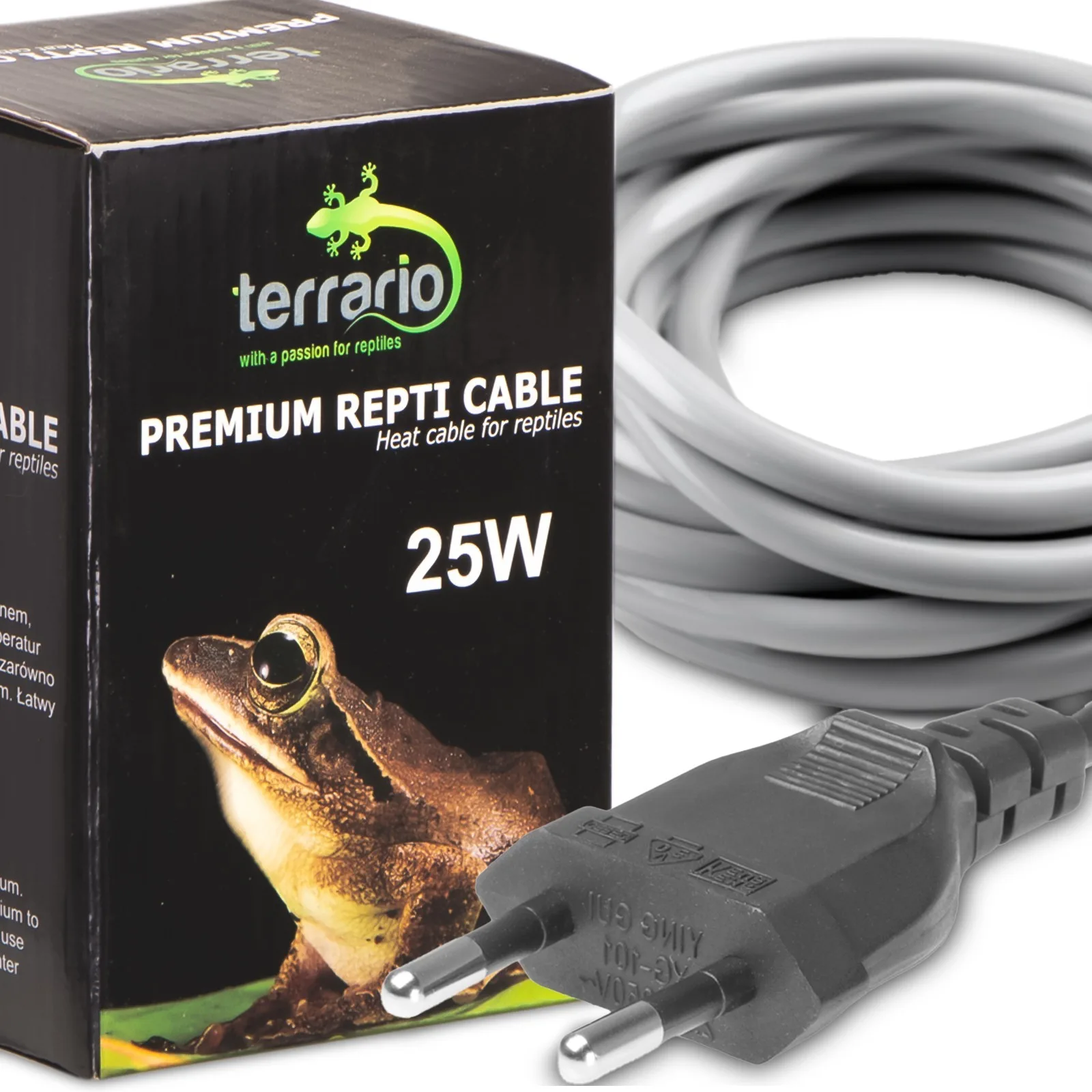 Premium Repti Cable 25W - wodoodporny kabel grzewczy do terrarium 6,5m