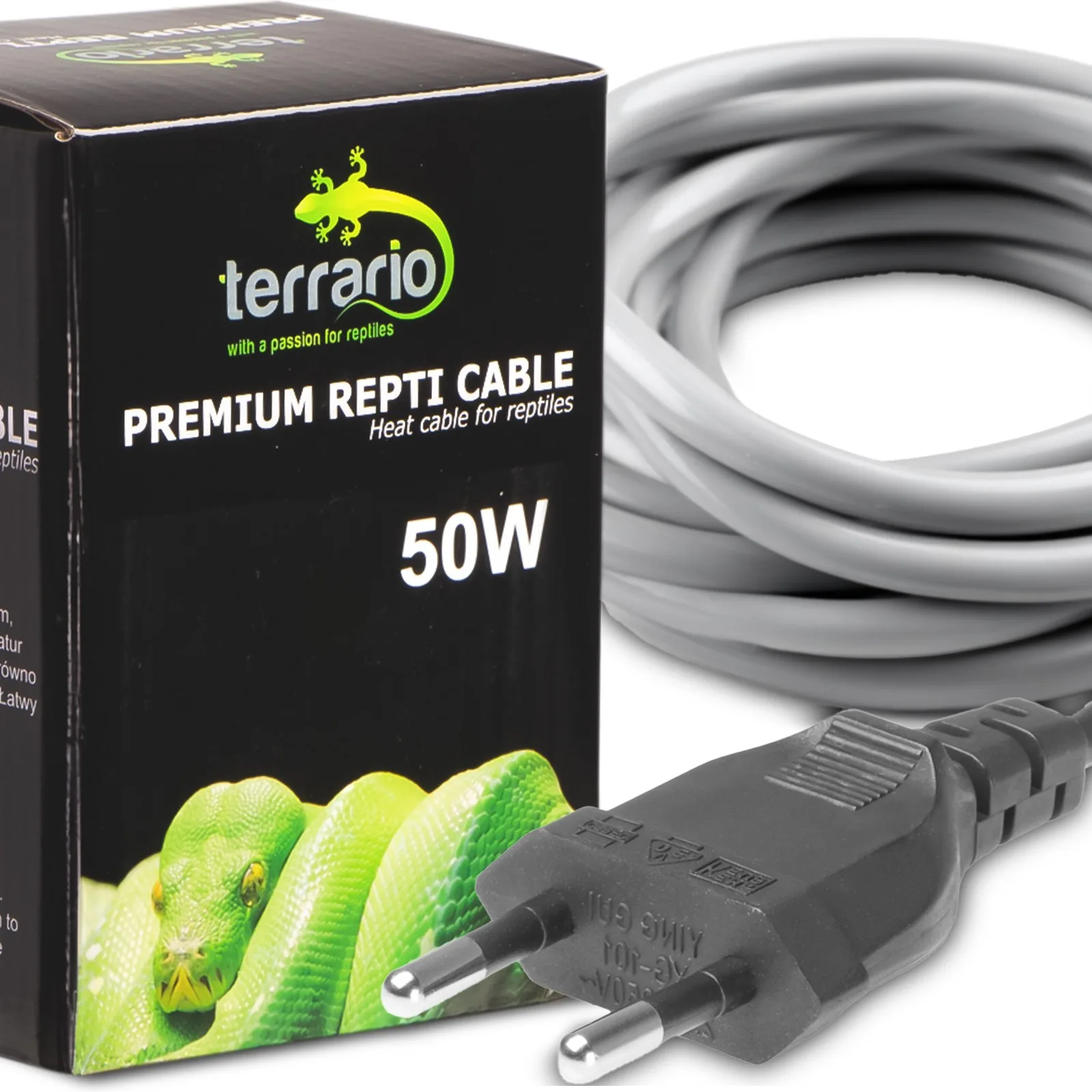 Terrario Premium Repti Cable 50W - wodoodporny kabel grzewczy do terrarium 8,5m