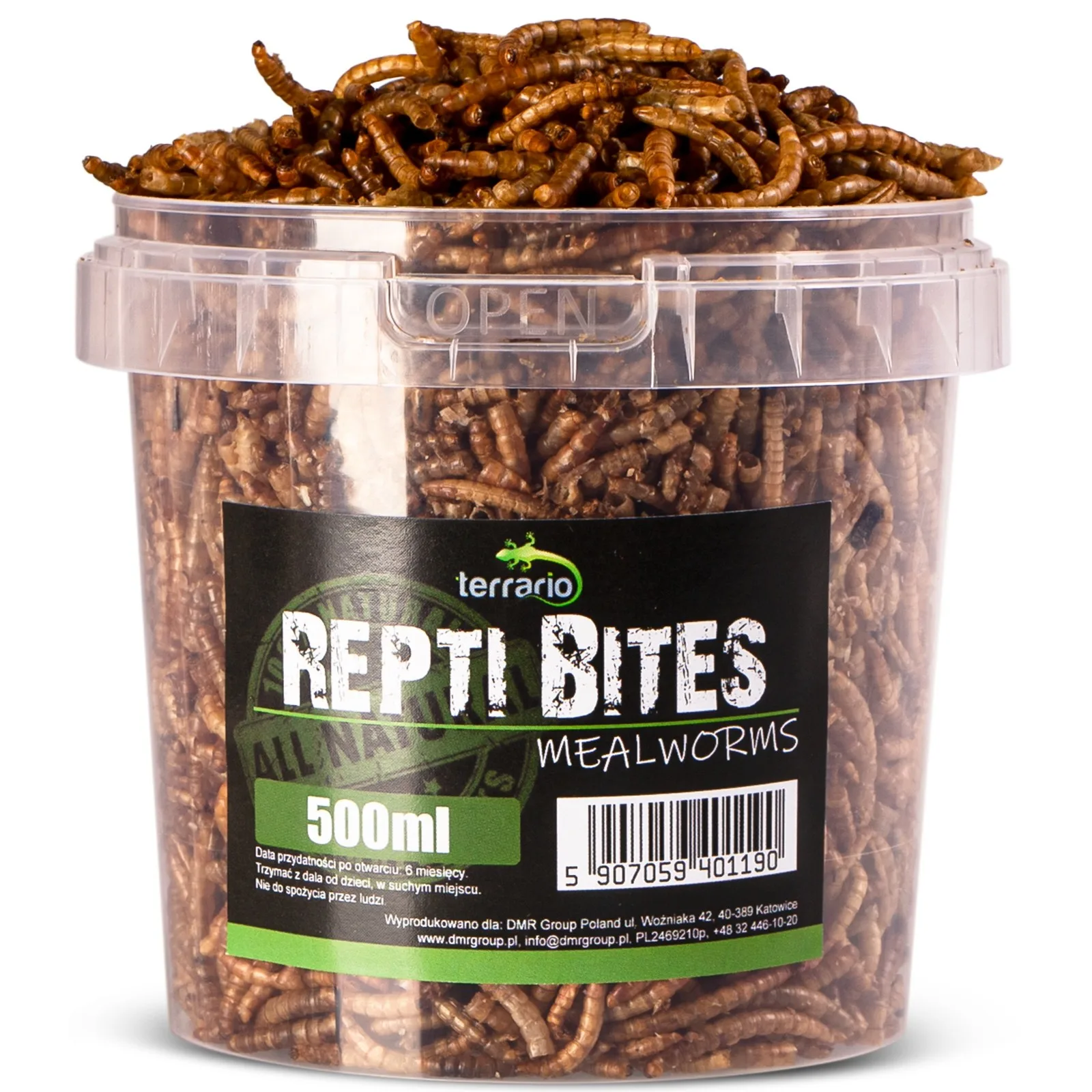 Repti Bites Mealworms 500ml - larwy mącznika suszone
