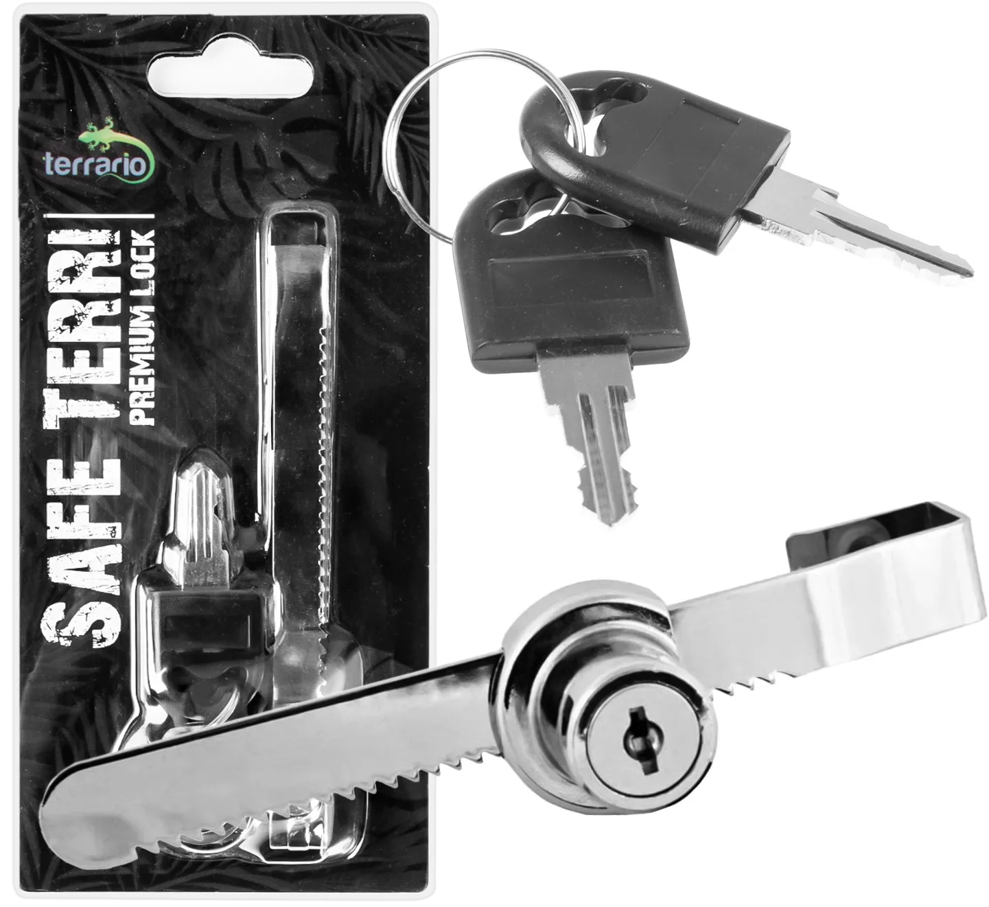 Terrario Safe Terri 120 - zamek do drzwi przesuwnych 12cm