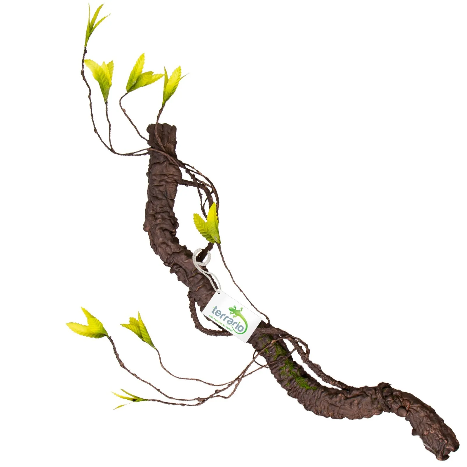 Sztuczna Gałąź z Liśćmi do Terrarium – 75 cm