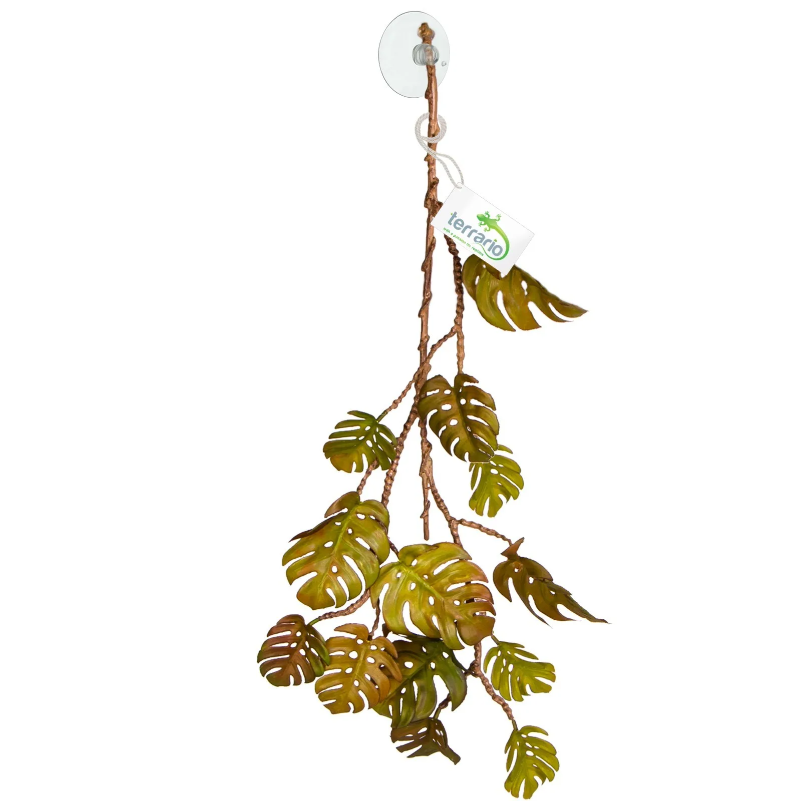 Sztuczna Roślina do Terrarium – Wisząca Monstera 70 cm