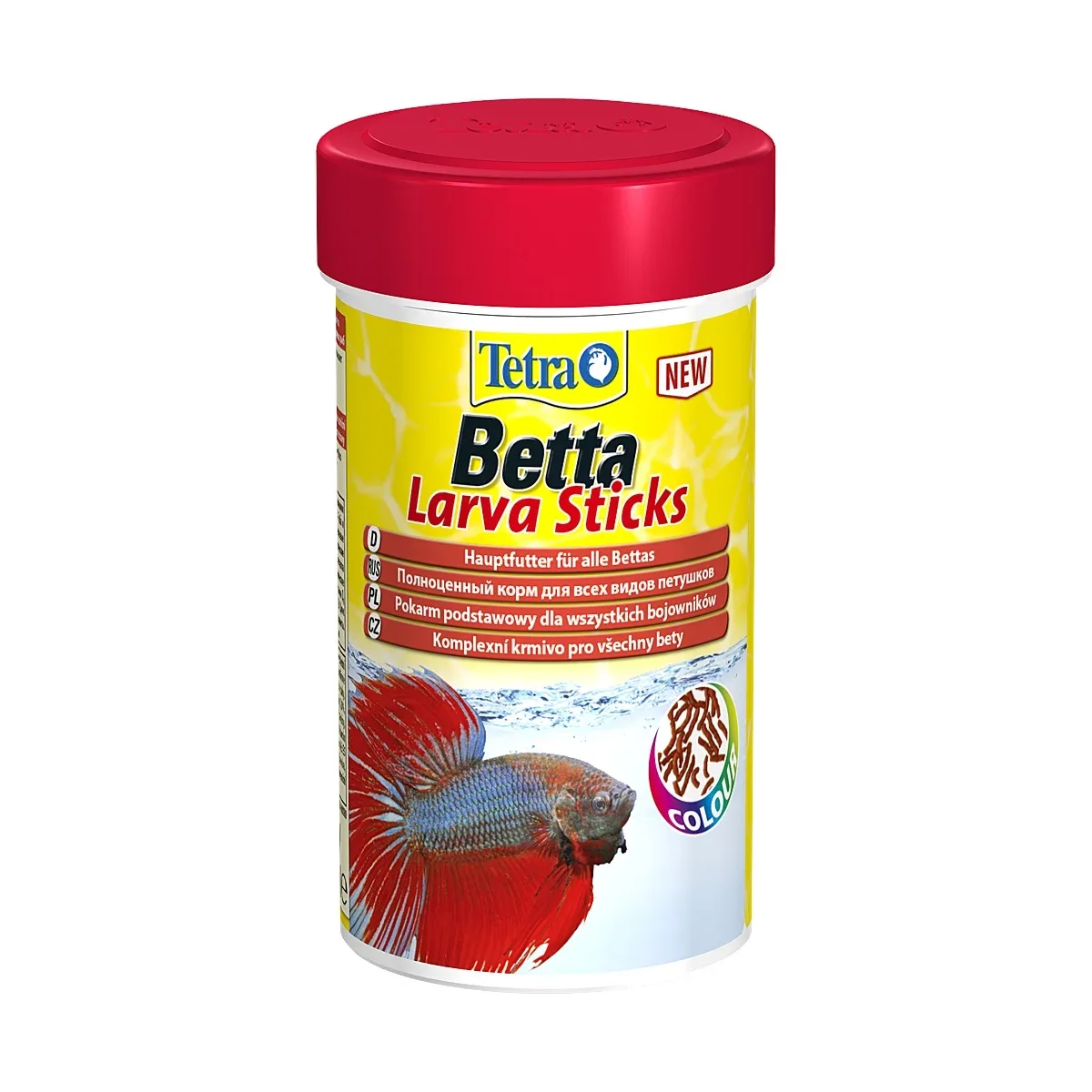 Betta Larva Sticks 100ml - pałeczki pokarm dla bojownika