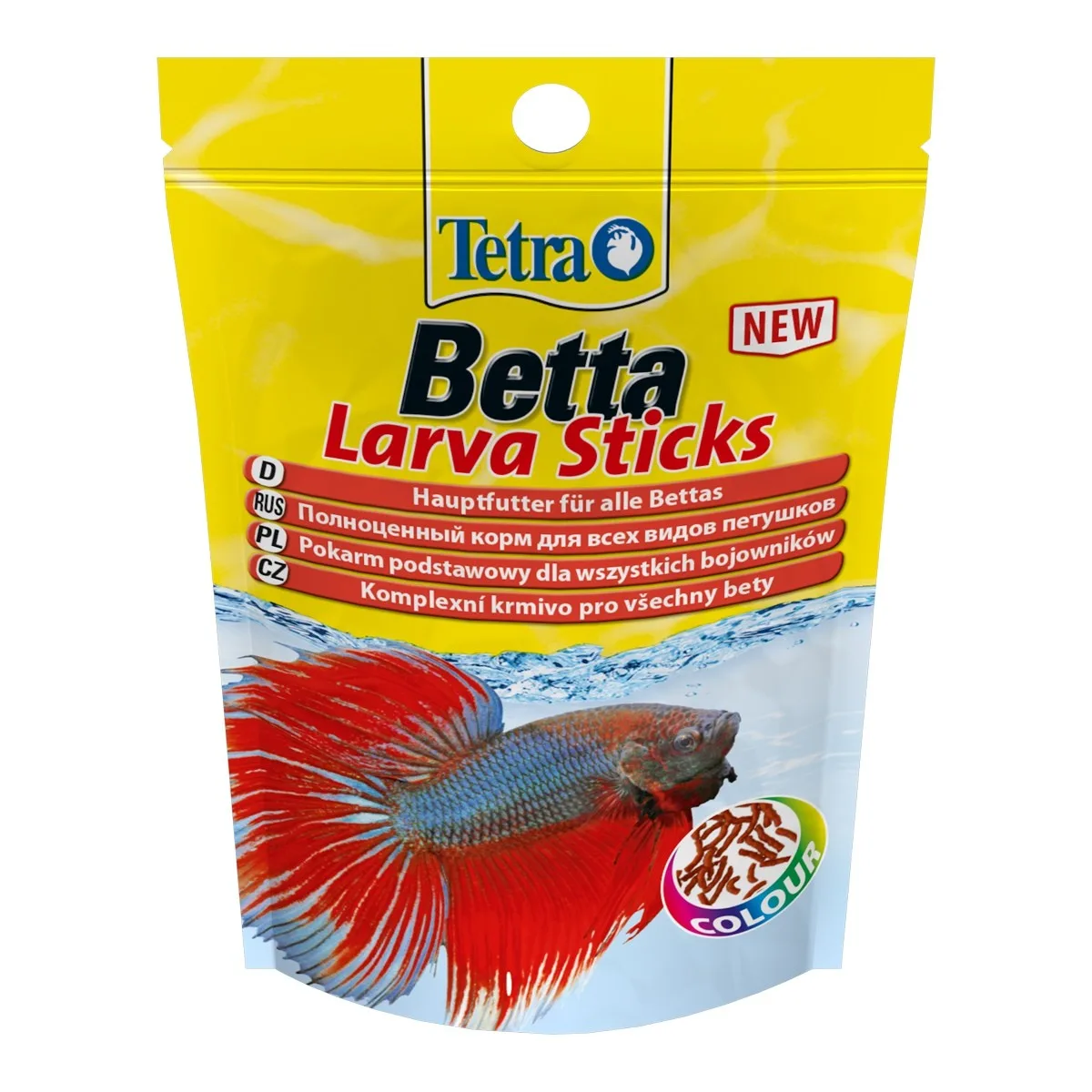 Betta Larva Sticks 5g - odżywczy pokarm dla bojowników