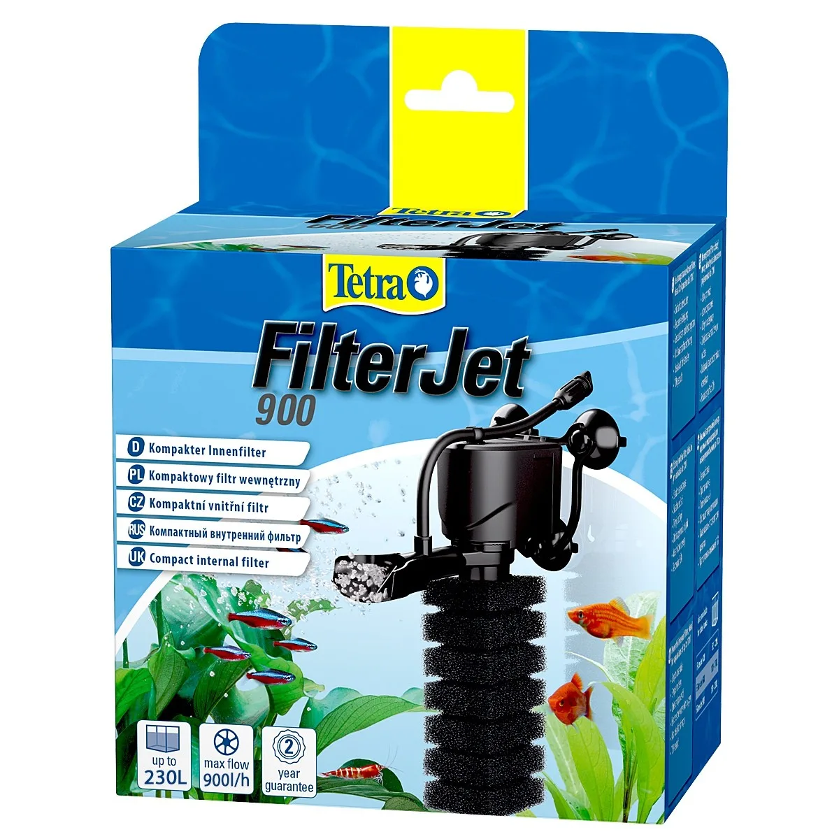 FilterJet 900l/h - kompaktowy filtr wewnętrzny