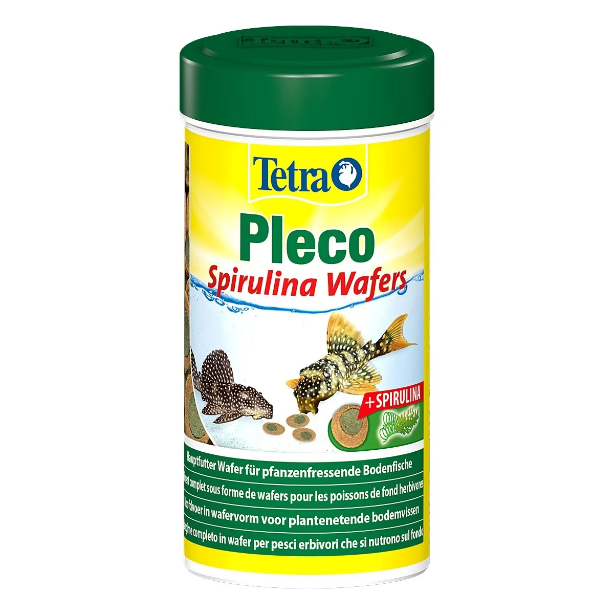 Pleco Spirulina Wafers 250ml - pokarm dla roślinożernych ryb dennych