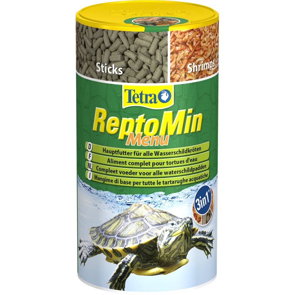 Tetra Repto Min 250ml 3w1 - mieszanka pokarmów dla żółwi wodnych