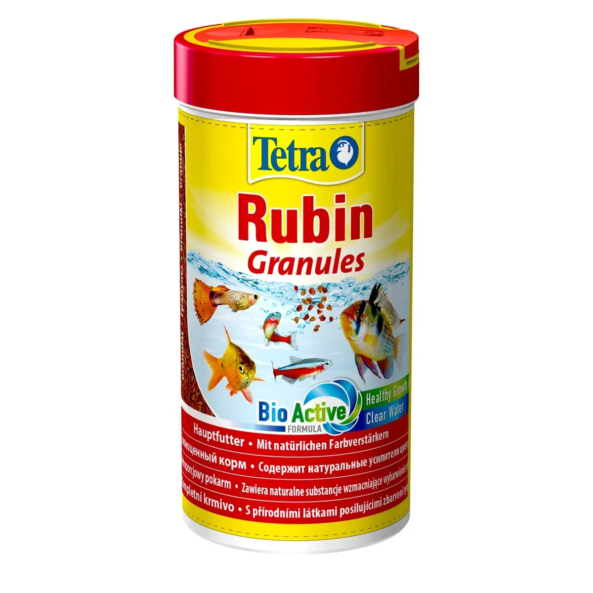 Rubin Granules 250ml - pokarm wybarwiający w granulkach dla ryb