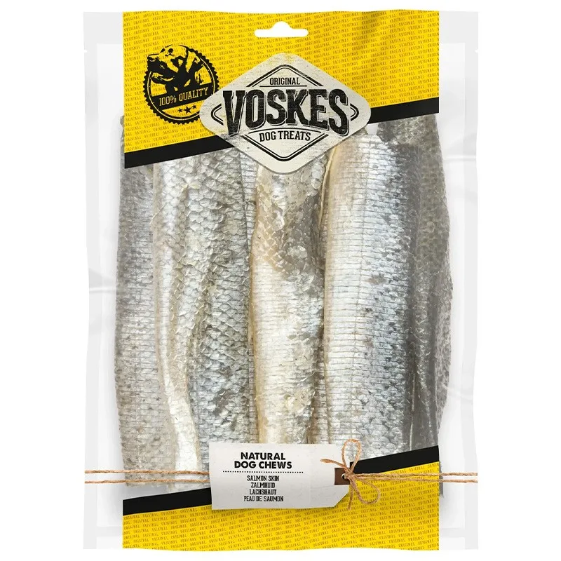Voskes Salmon Skin - suszona skóra łososia 100g