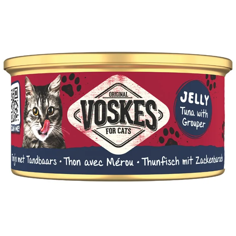 Voskes Tuna With Grouper - mokra karma dla kota tuńczyk z granikiem 85g
