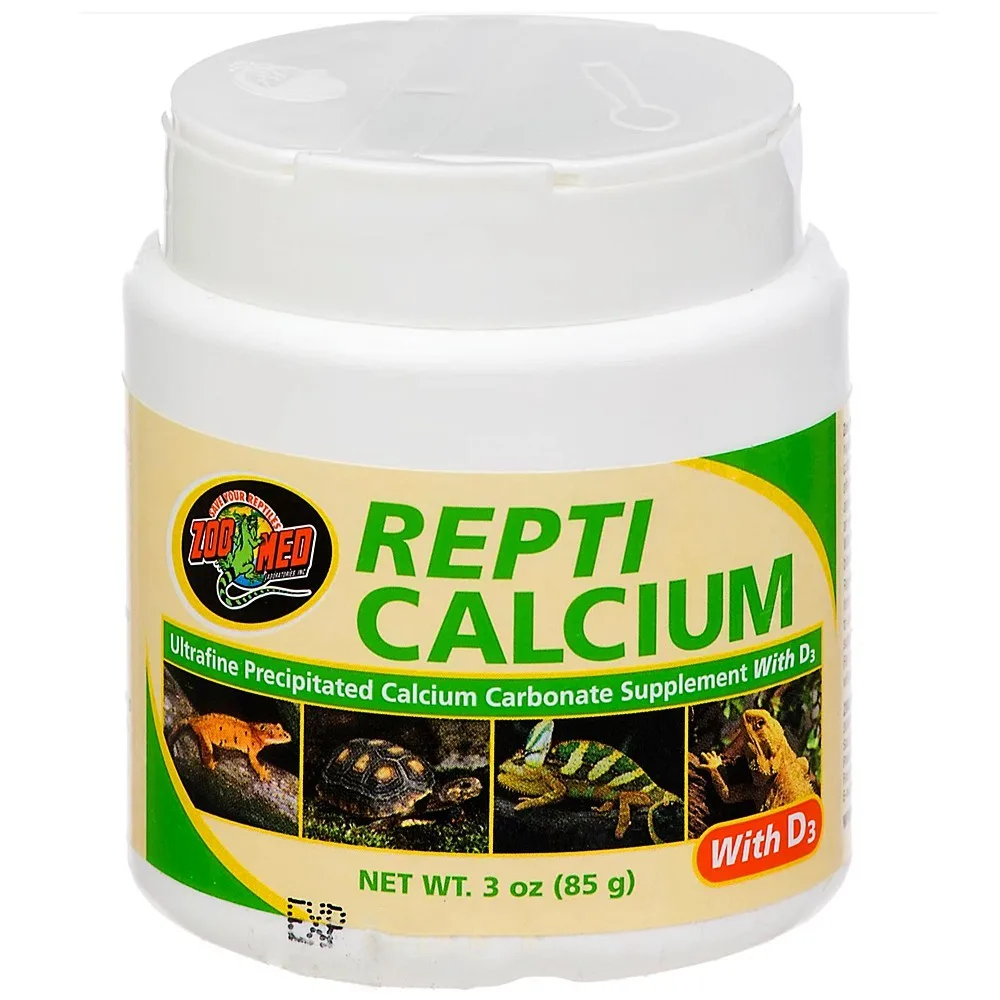 Repti Calcium 85g - Wapno dla gadów i płazów z D3